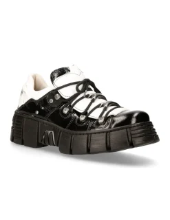 New Rock SHOE BLACK TOWER WITH LACES M-WALL120N-S2 Best