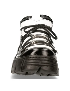 New Rock SHOE BLACK TOWER WITH LACES M-WALL120N-S2 Best